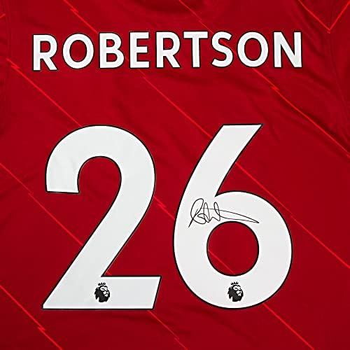 Autentično potpisan Andy Robertson Liverpool Home dres za navijače crveno, bijelo