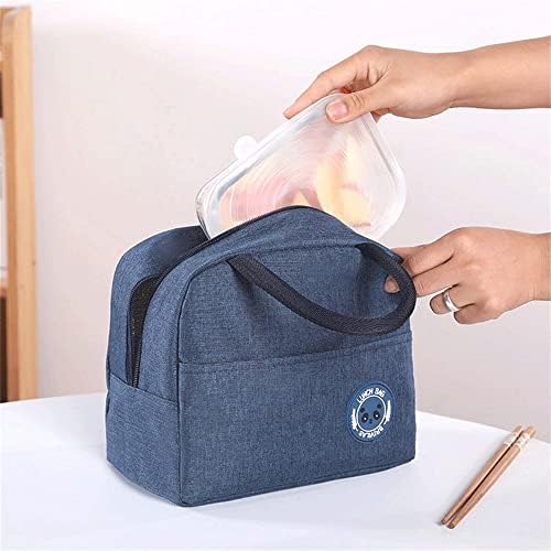 Gppzm prijenosni Zipper termo ručak torbe za žene zgodan ručak kutija tote hrane torbe Cooler torbe