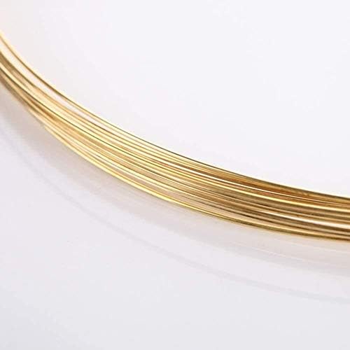 Merlin tržištu bakra Wire mesing žice 3m / 9. 84ft gola bakrena puna linija H62 Cu metalna žica za perle za DIY zanatske dodatke