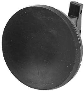 X-Dree Crni prečnik od 56 mm gumenog baza staklena kruga za usisavanje čaša za usisavanje čaša (Negro 56mm diámetro