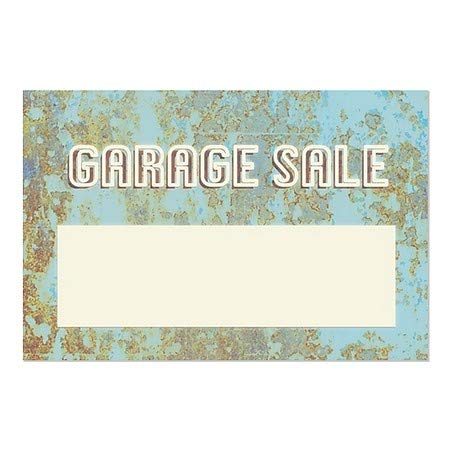 CGsignLab | Garažna prodaja -Ghost stare plava prozor Cling | 30 x20