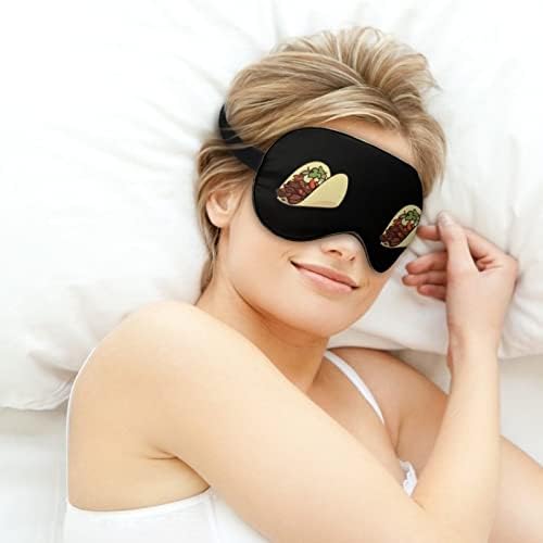 TACOS mekana maska ​​za oči Poklopac efektivnog zasjenjenja za sjenčanje u udobnoj maski za