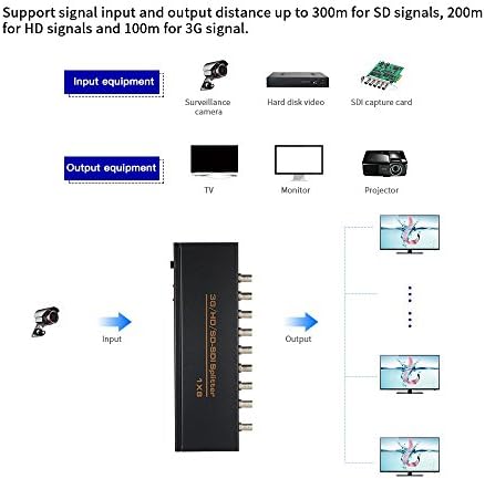 Premium Quality SDI Splitter 1 8 Podržava SD-SDI / HD-SDI / 3G-SDI