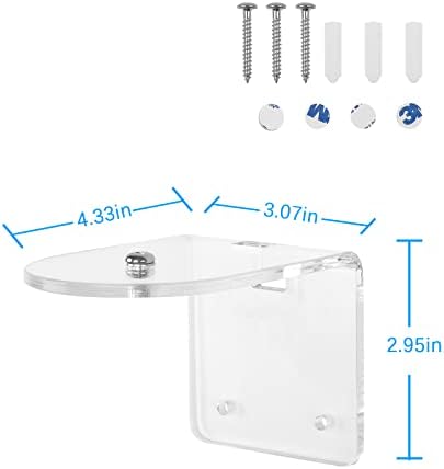 Koroao Zidni akrilni nosač za ugaoni nosač zidnog nosača za EUFY sigurnosnu solo Indoorcam P24, 2k / P22, 1080p sigurnosna kamera