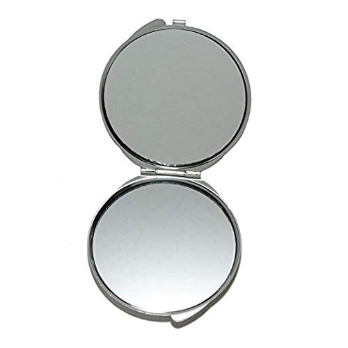 Ogledalo, ogledalo šminke, Tropska tema džepnog ogledala, prenosivo ogledalo 1 x 2x uvećavajuće