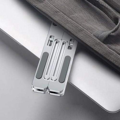 Sklad i montiranje kompatibilnih sa LG gram 17 - kompaktni QuickWitch laptop stalak za laptop, prenosiv, multi kutni stalak za gledanje - Metalno srebro