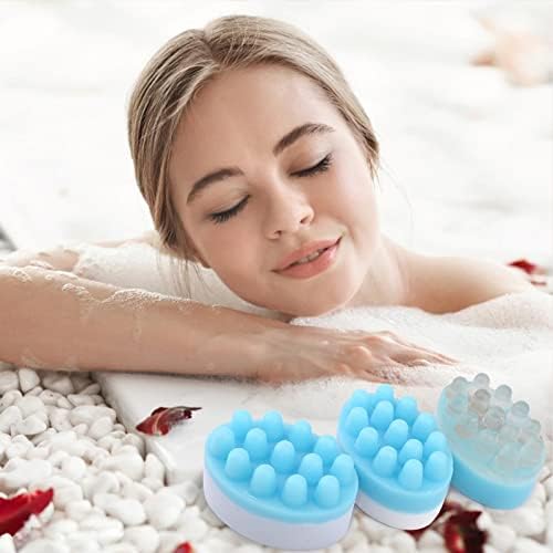 Actvty silikonski masažni bar sapuni, 2D 3D češlja za kosu ledeni kalup, četkica za kosu silikonski sapun za sapun za sapun, DIY jedinstvene maske za kosu salonske masažera