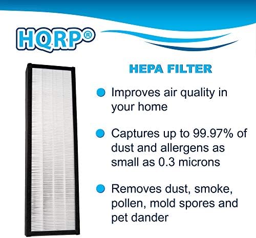 HQRP 2-Pack pravi HEPA Filter kompatibilan sa Oransi Finn zamjenom filtera