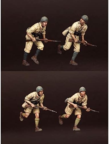 Goodmoel 1/35 komplet modela vojnika za borbu protiv vojnika iz Drugog svjetskog rata / Nesastavljeni i neobojeni