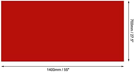 uxcell 27.5 Inch x 55 Inch PVC list pozadina fotografija pozadina crvena 700mm x 1400mm