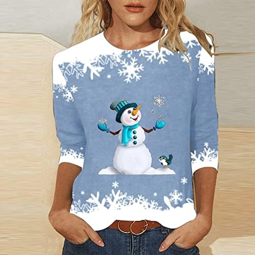 Božićna dukserica za žene Da, hladno me 24: 7 džemper za snežni pahuljice ženski povremeni pulover dugih rukava