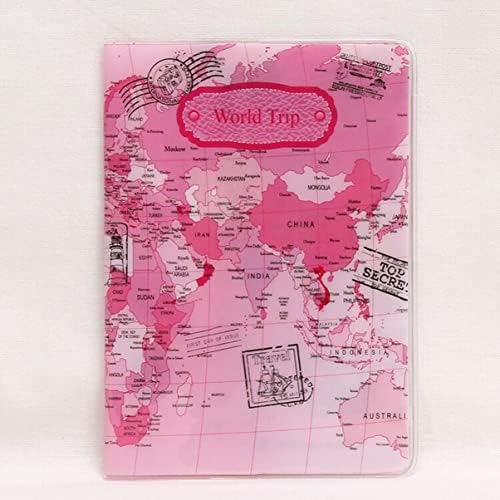 BESPORTBLE držač putnih isprava 3kom za putne stil ulaznica drži Karta Svijeta Case kartice dokumenti pasoš Cover