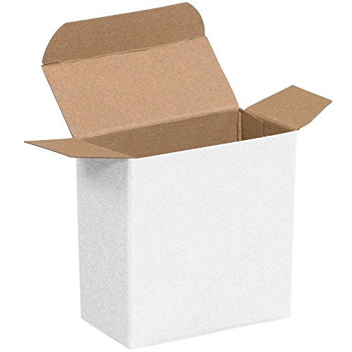 Gornji paket Supply Reverse Tuck sklopivi kartoni, 3 1/2 x 1 1/4 x 3 1/2, bijeli