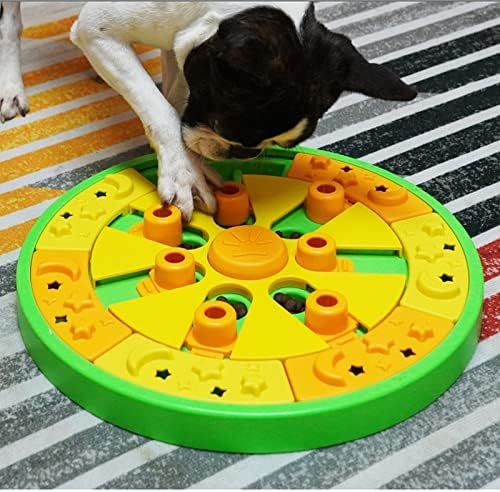 Scizorito pas Puzzle Feeder igračka za velike,srednji&mali pas, hrana za kućne ljubimce Puzzle nanošenje Slow Feeder za IQ trening&mentalno obogaćivanje,podesivi nivo, sporo hranjenje,BPA besplatno, Funny Feeding