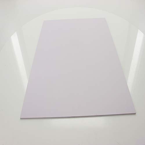 AICOSINEG PVC pjenasta ploča 0,12 in x 11,81 in x 15,75 in prošireni PVC Lim lagana izdržljiva kruta pjenasta Plastična ploča za prezentacije natpisi Artsan Crafts Framing, Display White（1kom)