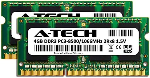 A-Tech 8GB RAM-a za Gateway NV Notebook NV79C49U | DDR3 1066MHz SODIMMM PC3-8500 204-PIN ne-ECC