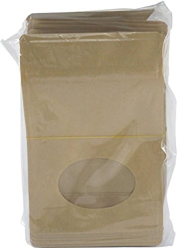 Uspak prirodne Kraft Stand up torbe sa prozorom i patentnim zatvaračem torba za čuvanje hrane, 5.125 x 8.125, pakovanje od 100