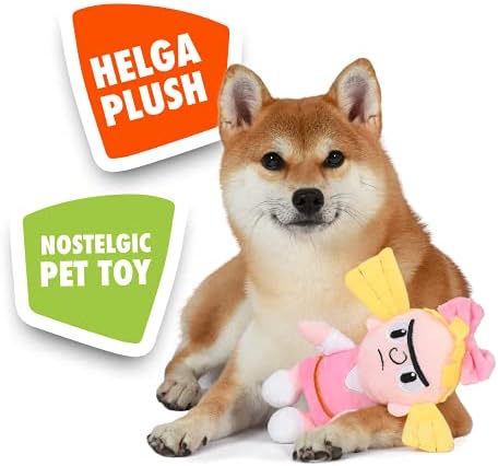 Nickelodeon za kućne ljubimce Hej Arnold Helga plišana igračka za pse / 9-inčna meka tkanina Srednja igračka