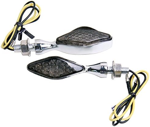 MotorToGo Hromirani Mini LED žmigavac indikatori Žmigavci kompatibilni za Buell Lightning iz 1998. godine