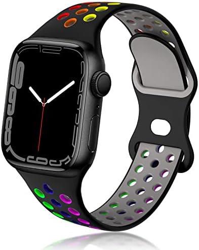 Gleineine Silikonske trake kompatibilne sa Apple Watch Band Mekani silikonski sportski pojas