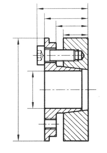 LA5B-85/125 Ametrični metrički zatvor Tip 5b metrika, 85 mm Prečnik vela, 67 mm Dužina karoserije, 8