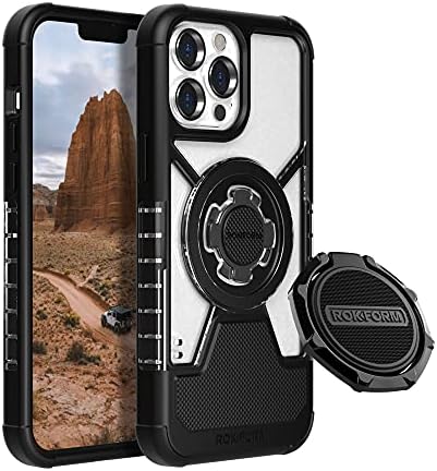 Rokform-iPhone 13 Pro Max Crystal Case + Magnetic Sport Ring Stand & amp; Grip