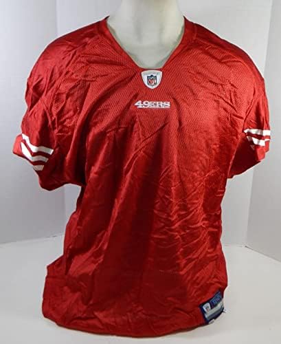 2010 San Francisco 49ers Blank Igra izdana Crveni dres Reebok XXXL DP24144 - Neintred NFL igra Rabljeni