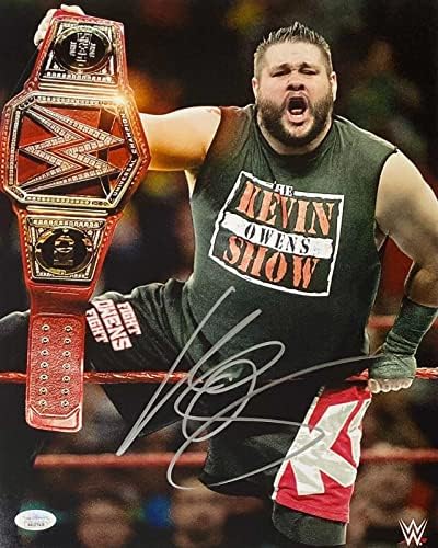 WWE Exclusive Kevin Owens potpisan autogramirani 11x14 fotografija JSA provjera identiteta br. 5
