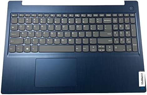 LTPRPTS Zamjena Laptop gornji slučaj Palmrest bez pozadinskim osvjetljenjem tastatura dodirni dio za Lenovo IdeaPad 3 15iml05 15iil05 15ADA06 15iml05 5CB1D03528 plava