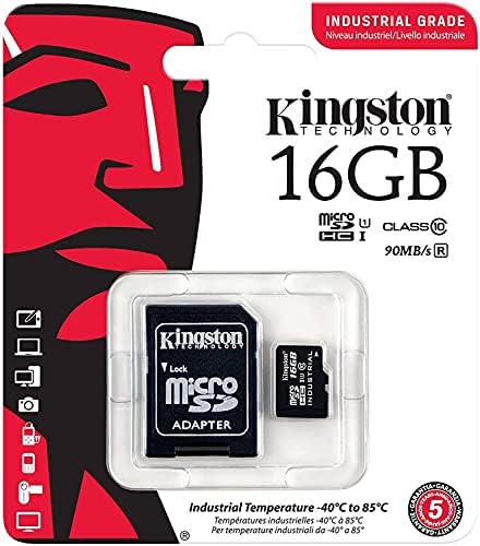 Kingston 16GB MicroSD kartica industrijske klase sa adapterom klase 10 U3 V30 paket sa 1 Sve osim Stromboli