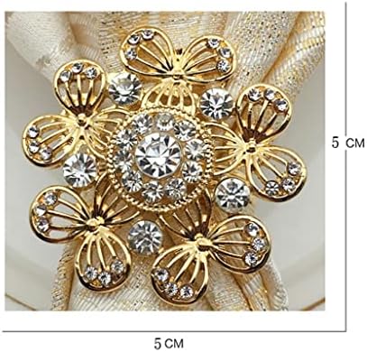 TREXD 12 Prstenje salveta za ručavanje dekoracija za trpezarije Dekoracija salveta za venčanje pribor za vjenčanje prstenovi